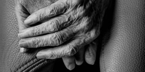 Elderly hands - Aged care can be modernised with a digital transformation