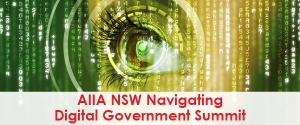 AIIA NSW Navigating Digital Goverment Summit Logo - Best Case Scenario Event Managment