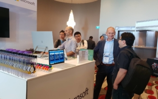 Microsoft Exhibition Stand at eresearch conference